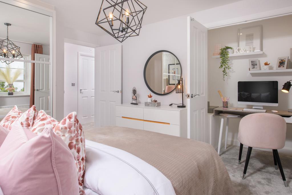 Inside view 3 bedroom Denby main bedroom with...