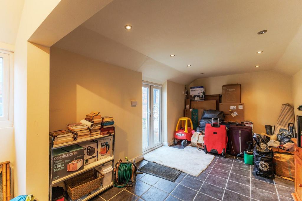 Converted office/gym/rec room