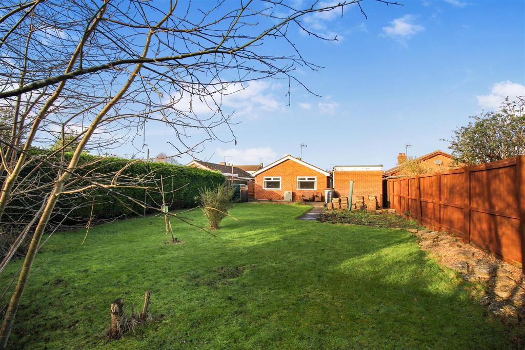 Rear of property