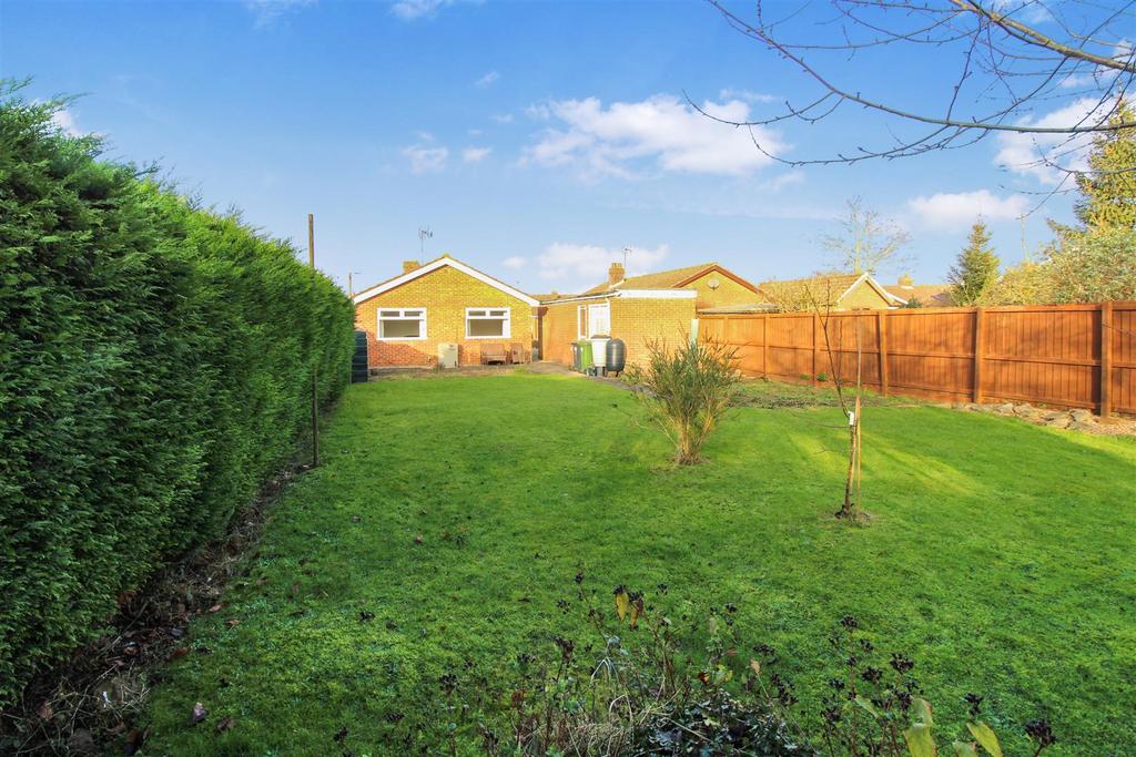 Rear of property