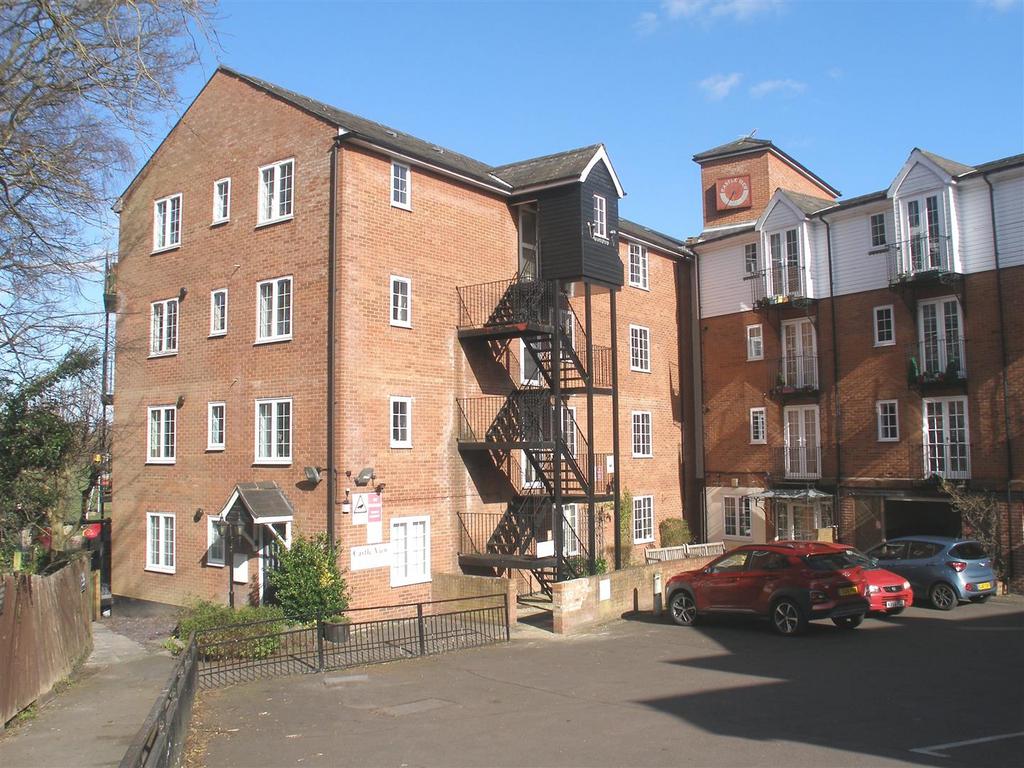 Apartment building facade, block of apartments