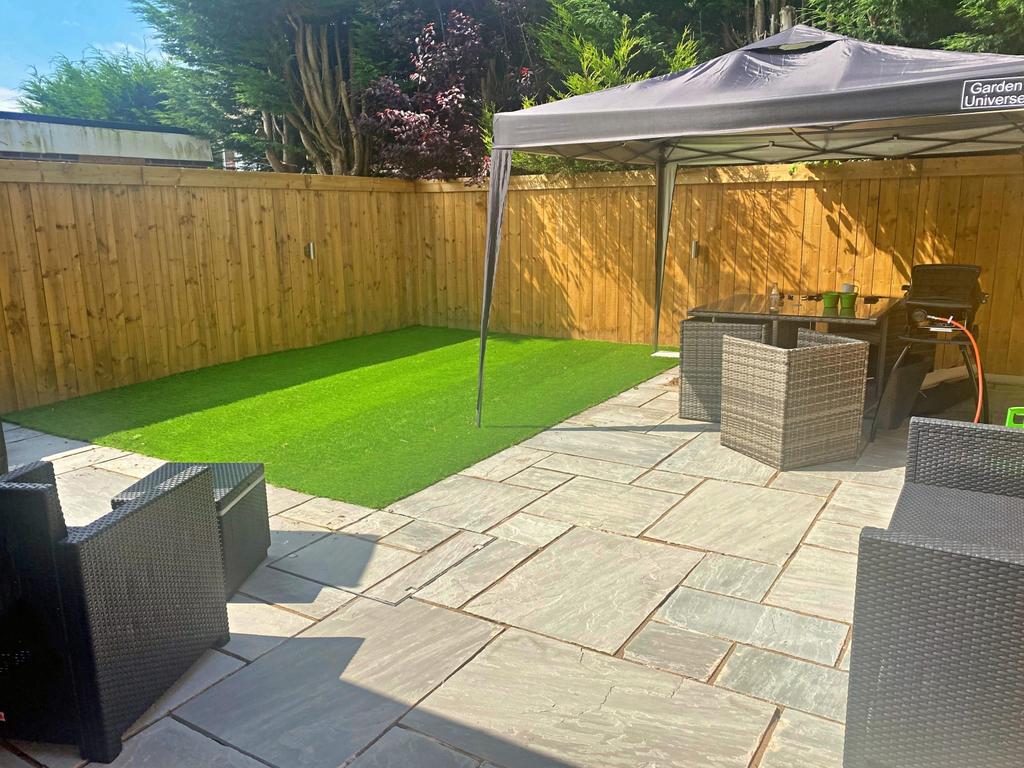 Rear Garden with Patio