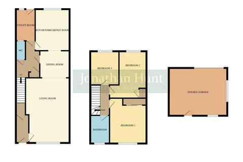 3 bedroom end of terrace house for sale, High Street, Hunsdon SG12