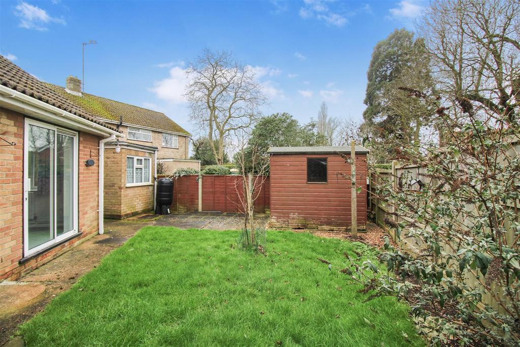 Rear of property