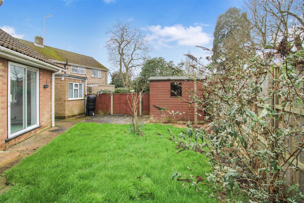Rear of property