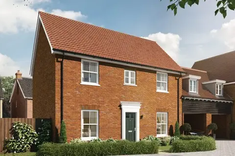 4 bedroom link detached house for sale, Plot 105, The Stanford at Church Farm, NR8, Church Farm, Drayton NR8