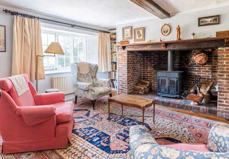 Large Inglenook Fireplace in the lounge
