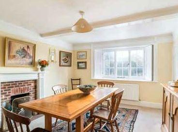 Spacious dining room