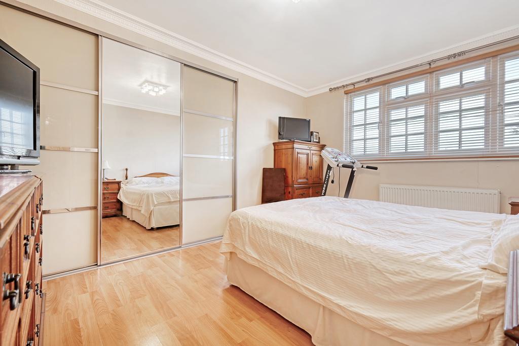 Bedroom Two with fitted wardrobes.