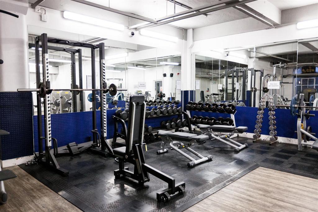 Gym weights area