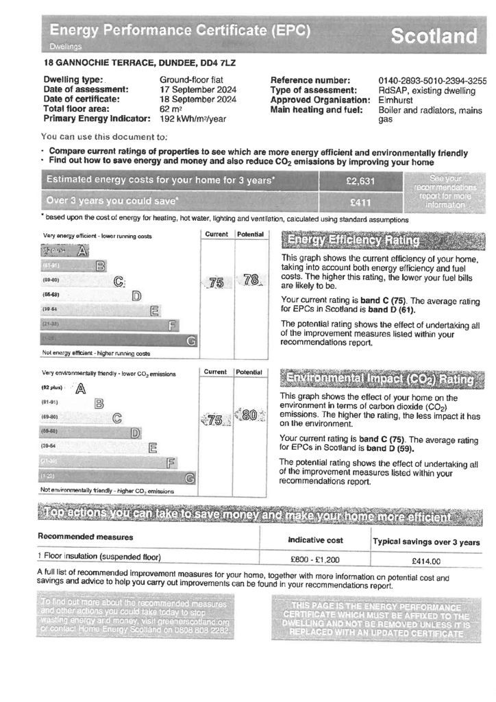 EPC Certificate