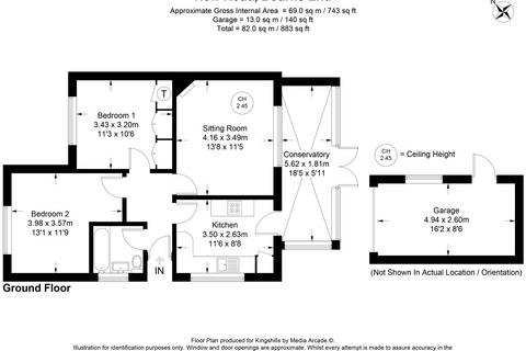 2 bedroom bungalow for sale, New Road, Bourne End, Buckinghamshire