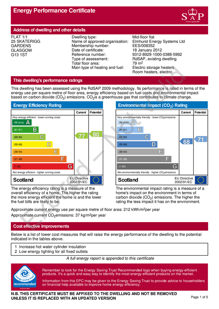 EPC Certificate