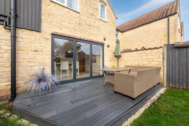 Rear decked area