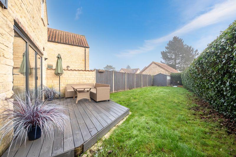 Rear garden/decking