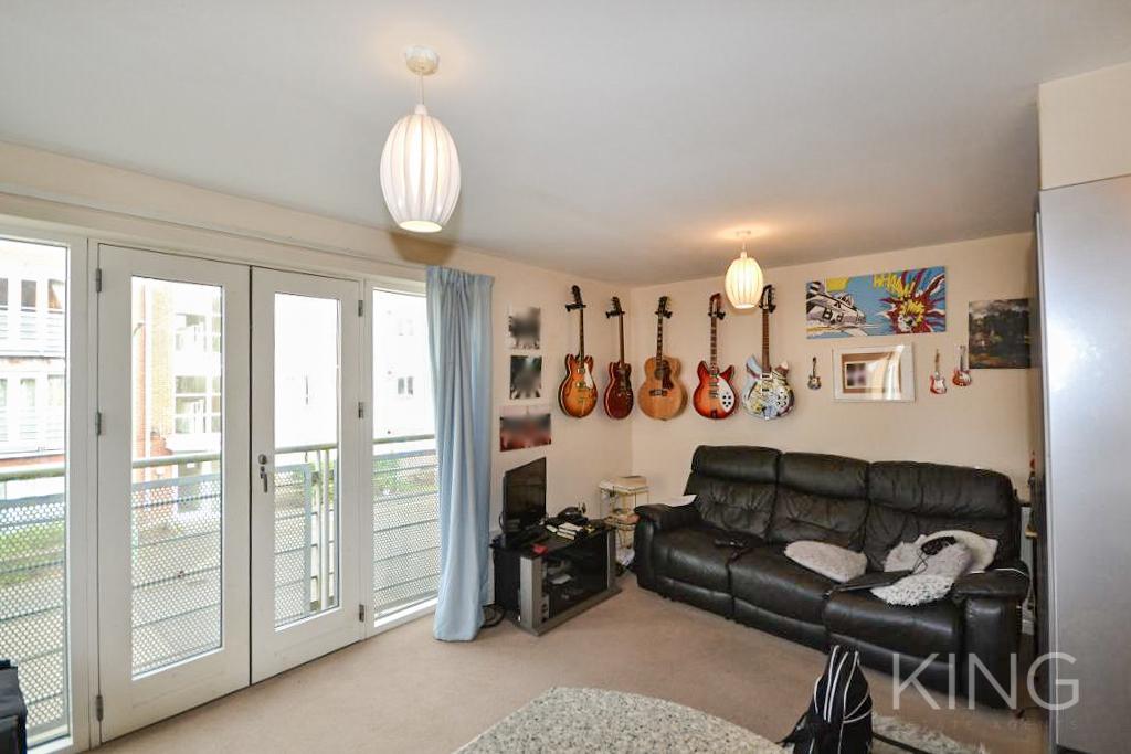 Open plan living and kitchen area