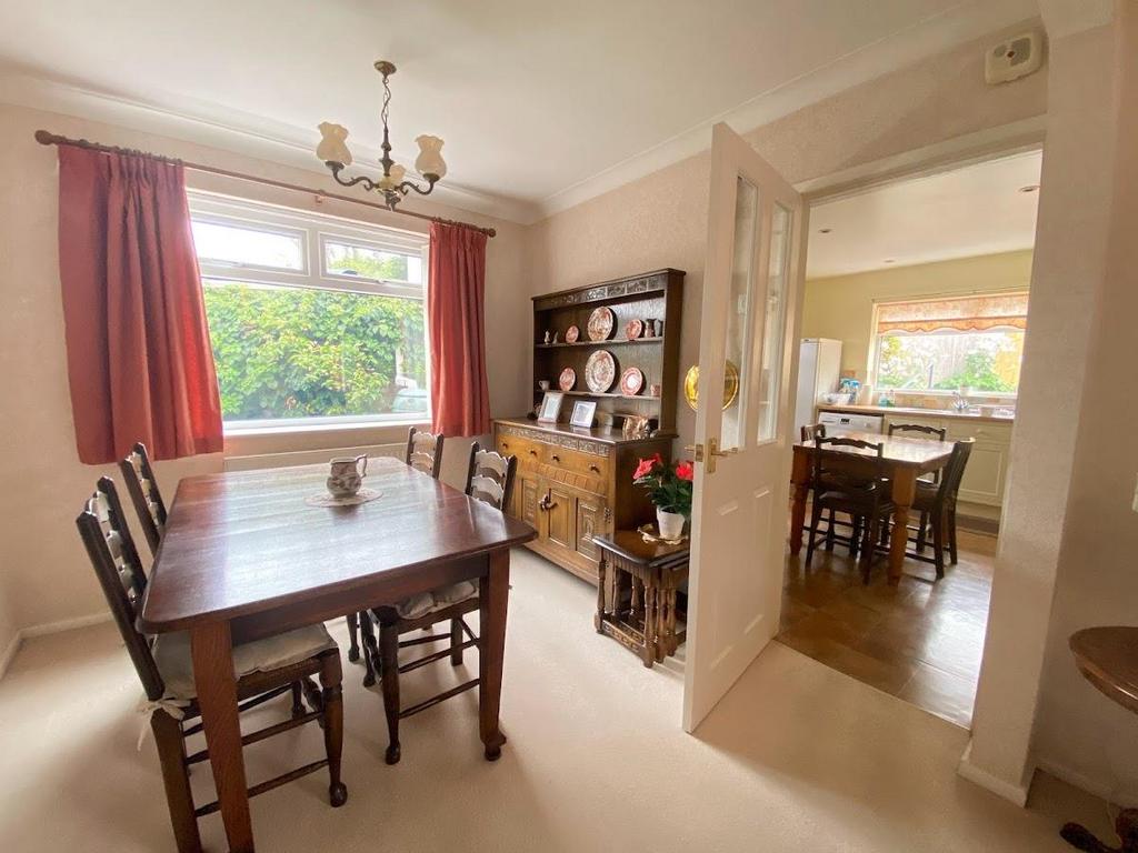 Open plan living dining room