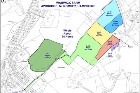 Land for sale, Awbridge, Nr Romsey