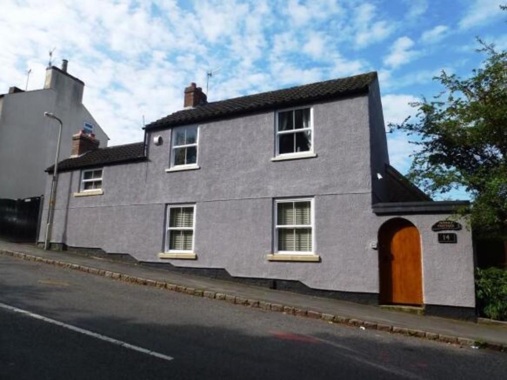 Hillside cottage front