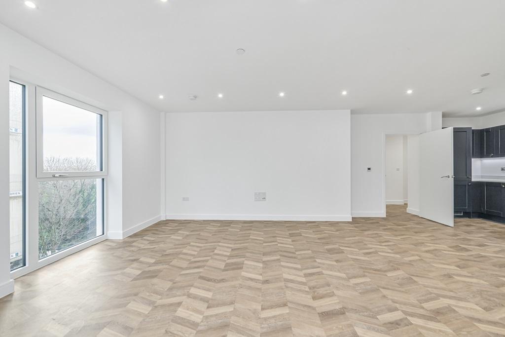 Seamless flow between living, dining, and...