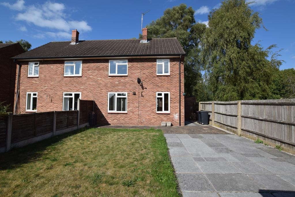 Rear view of house