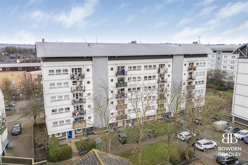 Apartment building facade, block of apartments