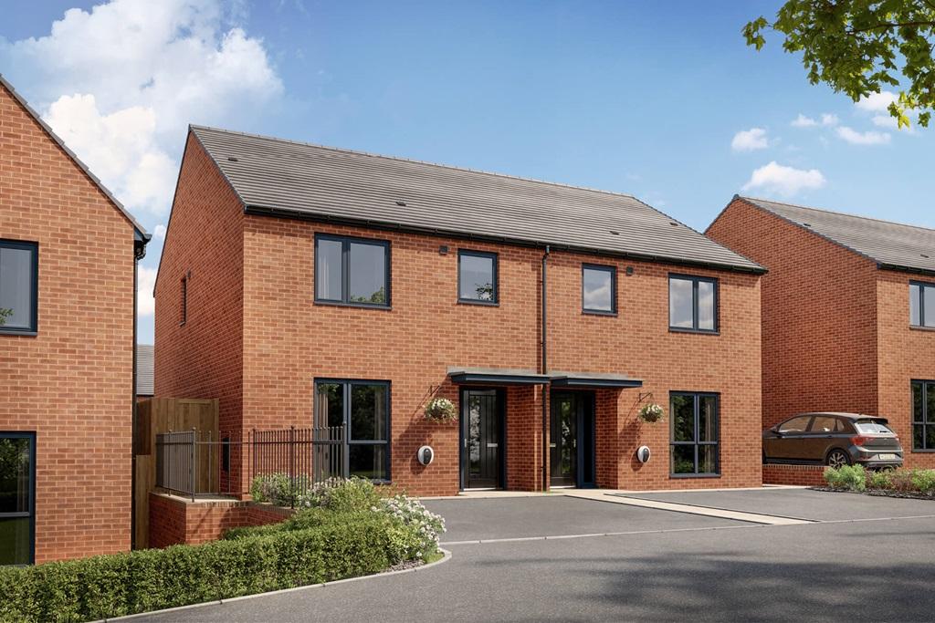 Artists impression of the semi-detached Tetford