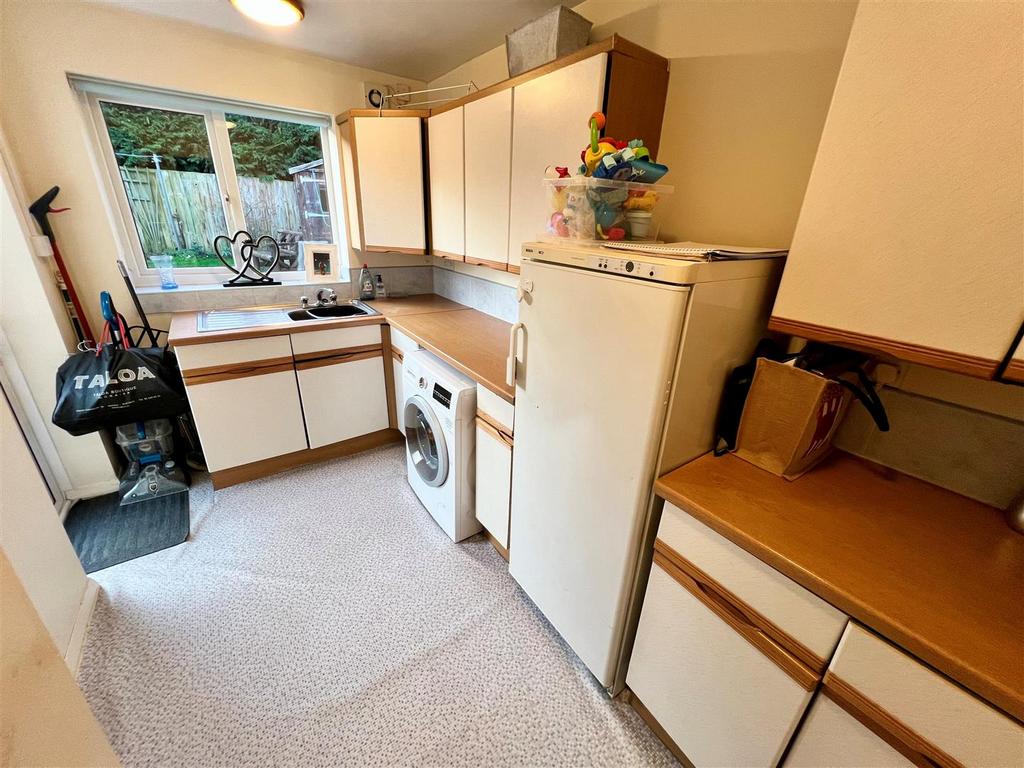 Generous utility room