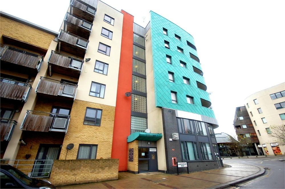 Apartment building facade, block of apartments