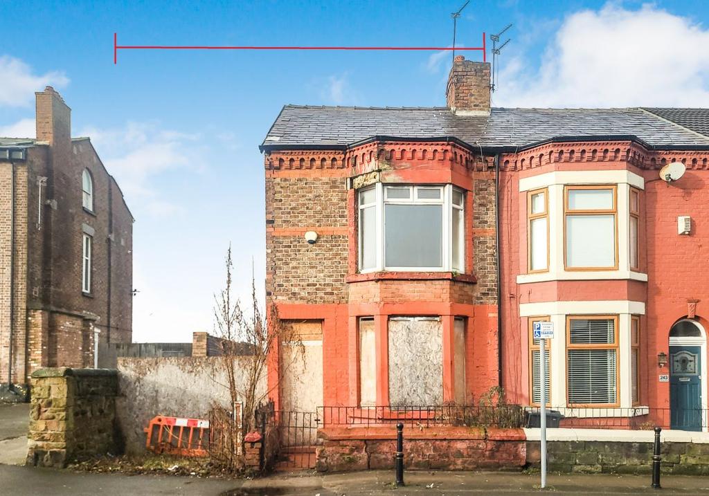 241 Hawthorne Road, Bootle... 3 bed end of terrace house - £55,000