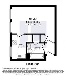 Studio to rent, Celia Close, Waterlooville