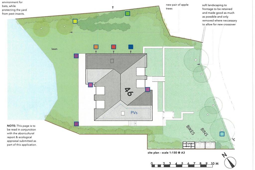 Scaled plan of new build house: