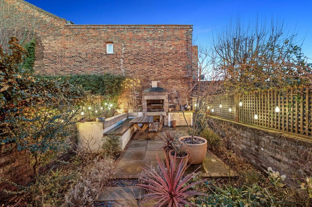 Garden twilight