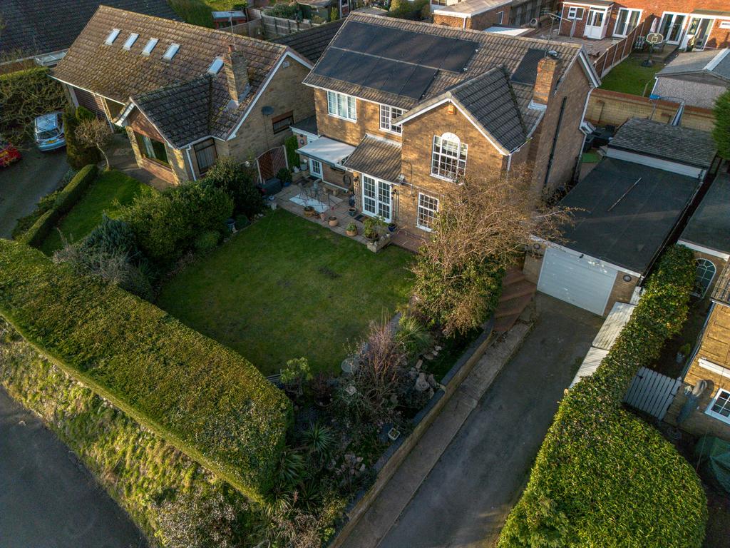 Over head drone view