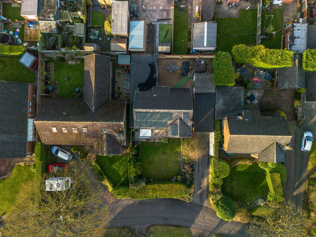 Over head drone view