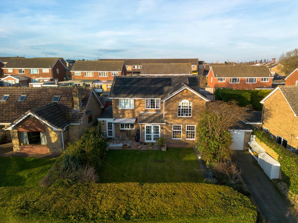 Over head drone view