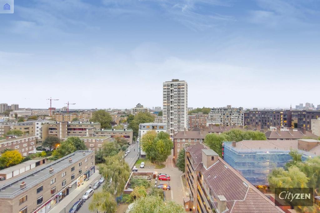 Private penthouse roof terrace view