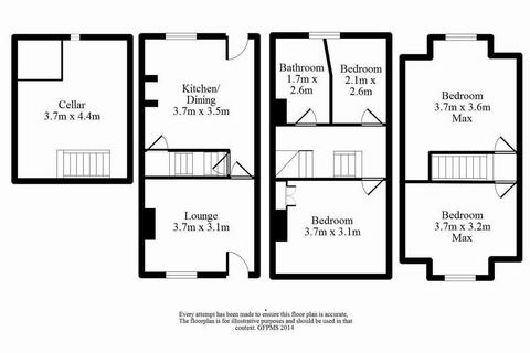 4 bedroom terraced house to rent, Marion Street, Bingley