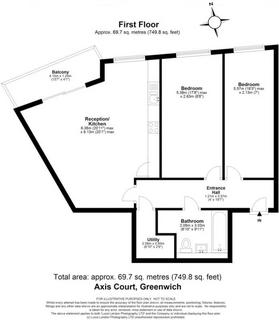 2 bedroom flat to rent, Axis Court, Woodland Crescent, London, SE10