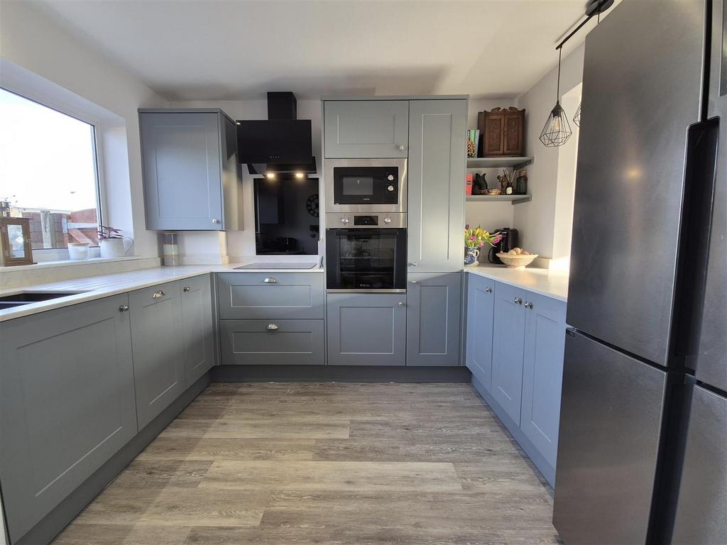 Open plan breakfast kitchen