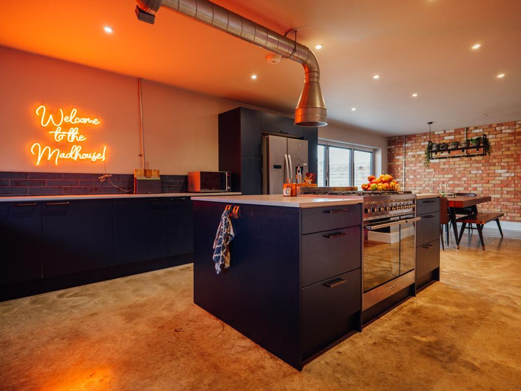 Kitchen, Dining, and Family Room