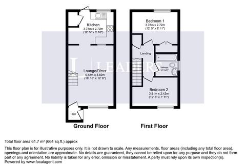 2 bedroom end of terrace house to rent, Hazel Close, Portslade