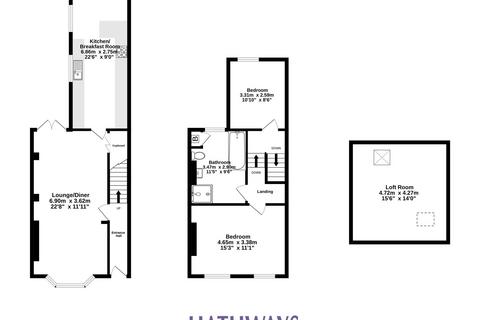 2 bedroom terraced house for sale, The Highway, New Inn, NP4