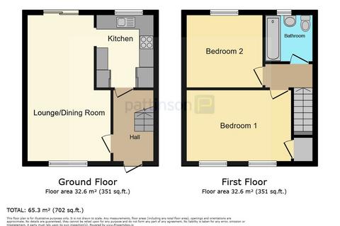 2 bedroom terraced house for sale, Kent Walk, Peterlee, Durham, SR8 2BS