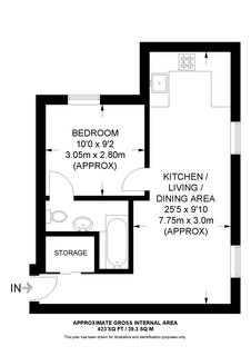 1 bedroom flat for sale, Pensbury Place, Wandsworth Road, London, SW8