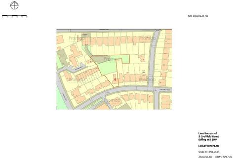 Land for sale, Creffield Road, Ealing