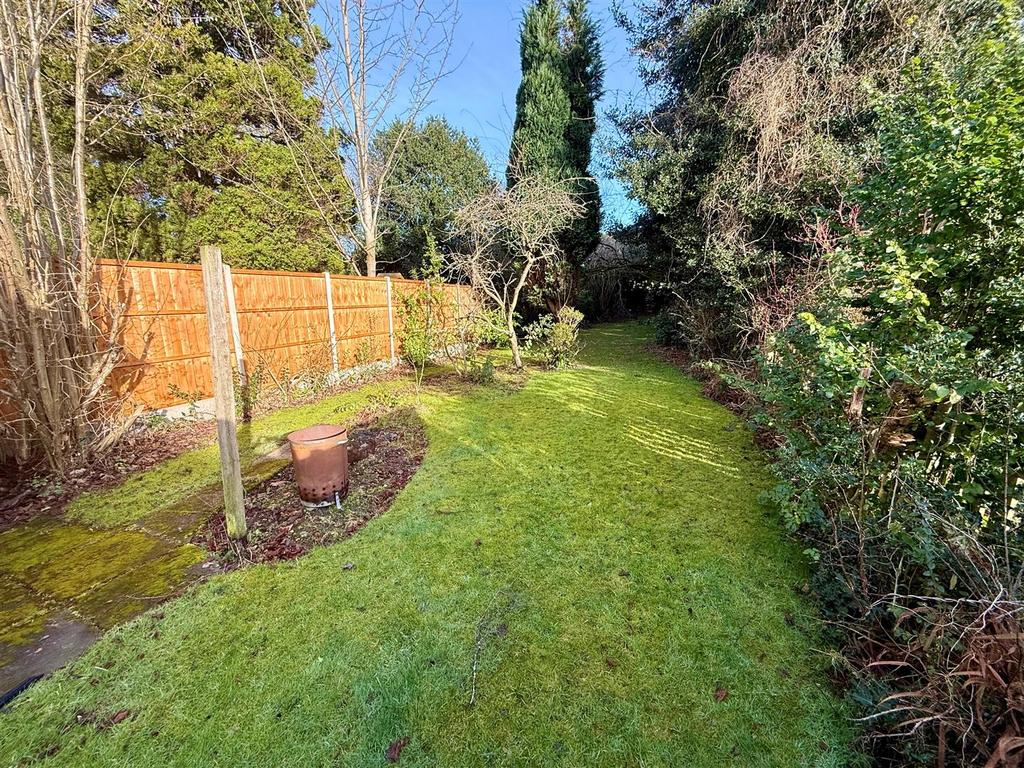 Delightful rear garden