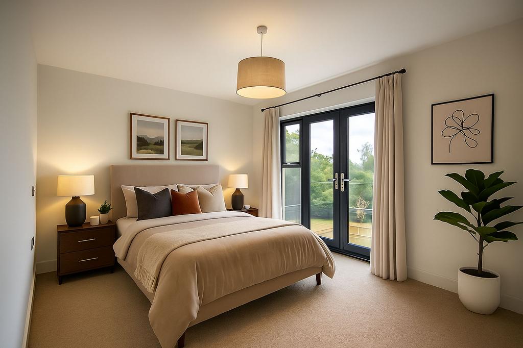 Virtual furniture bedroom