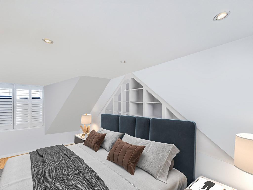 Loft Bed- AI Generated Whilst Works Take place