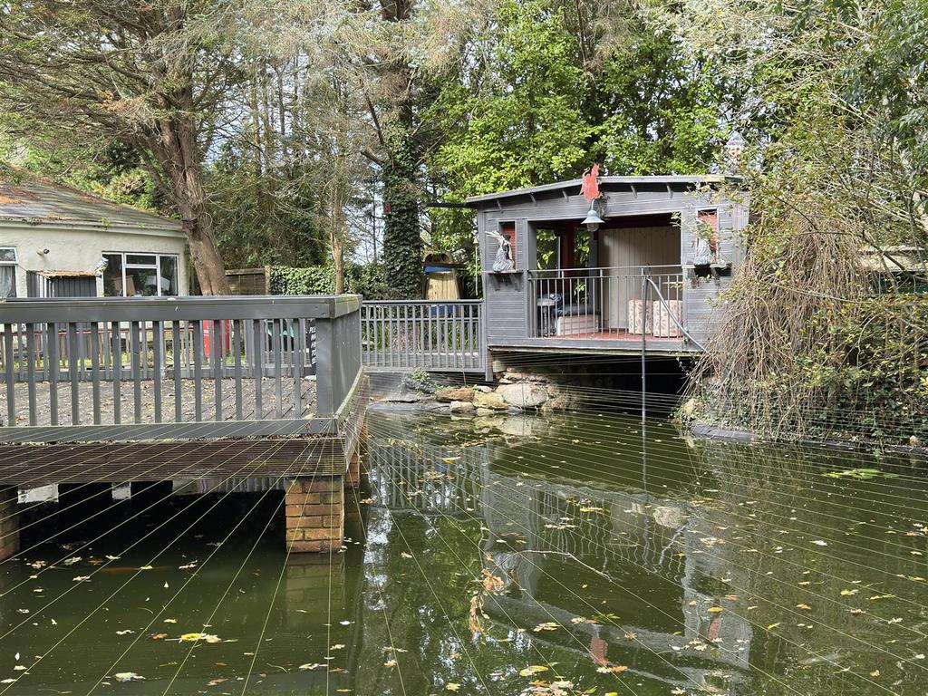 Pond and Summerhouse